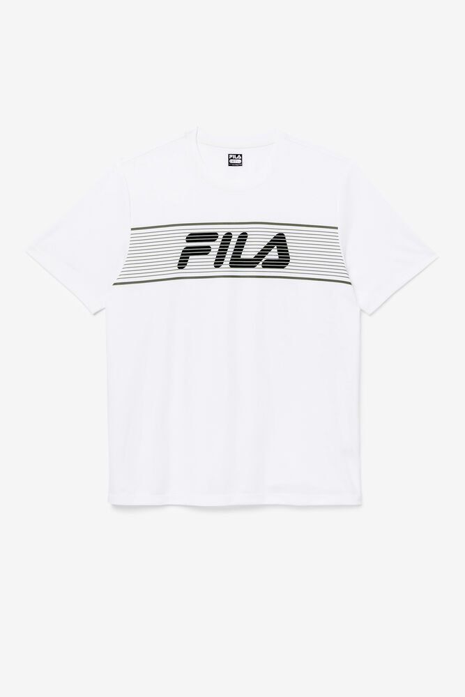 Fila Miesten Paidat Ehsan Crew Valkoinen - XHVR-78514